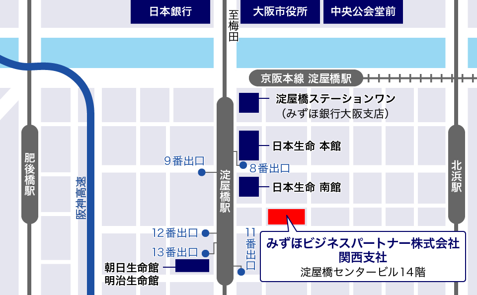 関西支社地図